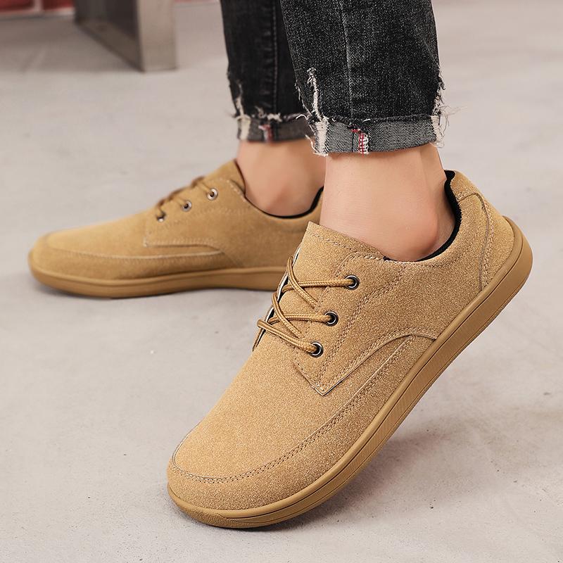 Мужские повседневные кроссовки, обувь для ходьбы на открытом воздухе, с расширенным носком, модные мужские кроссовки для мужчин, повседневная обувь из искусственной кожи