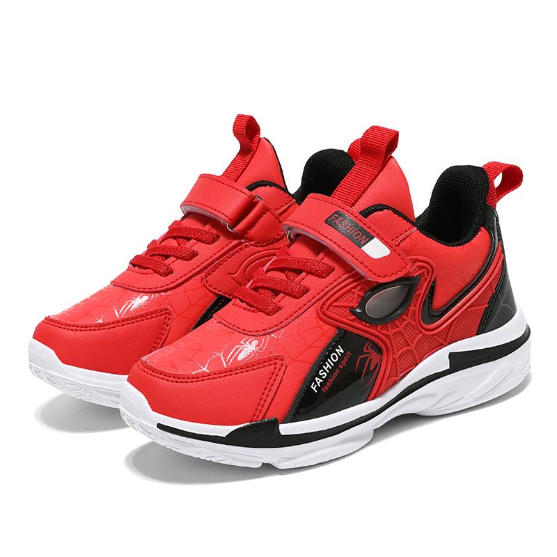 Sport Kids Leather Shoes Comfort Casual Walking Shoes for Children's Outdoor Basketball Shoes Non Slip Teen Boys Running Sneaker