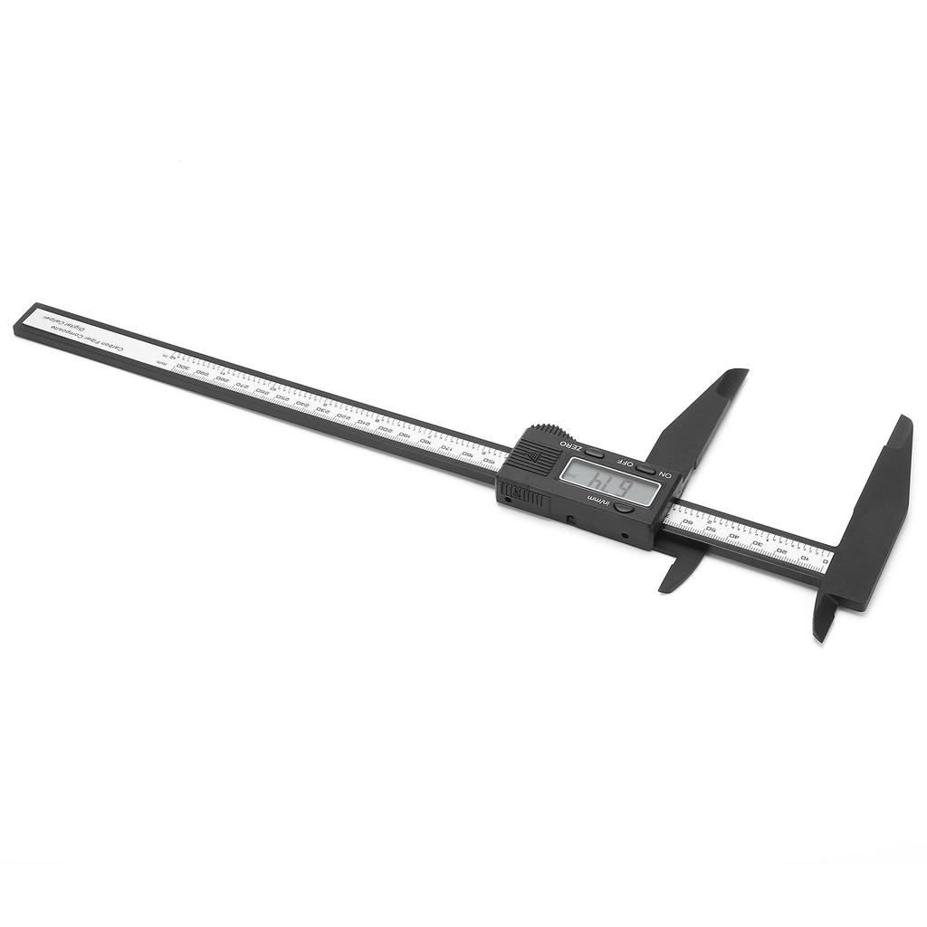 0?300mm12inch LCD Digital Caliper Carbon Ruler Vernier Caliper with Long Jaw Measuring Tool