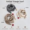 Thicken Triangle Scarf Mushroom Peanut Thermal Neckerchief Cute Kids Neckerchief  Girls Boys