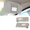 Sun Visor Sunshade Car Sun Visor 1 Pair Sun Visor Left Right Sun Visor with Mirror Replacement for  Aveo 2012 to  Grey