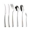 304 Stainless Steel Elegant Series Relief Crack Creative High Value Western Food Knife and Fork Spoon Dessert Ice Spoon and Fork