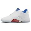 T Mac 3 Round Toe Lace-Up Non-Slip Wear-Resistant Low-Top Basketball Shoes Men Sneakers White Red Blue BY4514