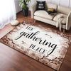 Home and Love Welcome Text Carpet Living Room Home Decor Doormat Sofa Table Rug Anti Slip Chair Cushion Lounge Mat