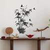 Chinese-style Ink-wash Painting Bamboo Background Decorative Wall Stickers for Study and Living Room