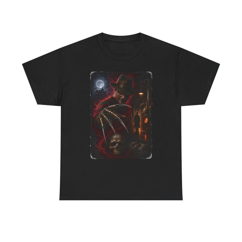 Freddy Krueger Nightmare Horror Tee | Vintage Slasher Movie Unisex T-Shirt Graphic Tee