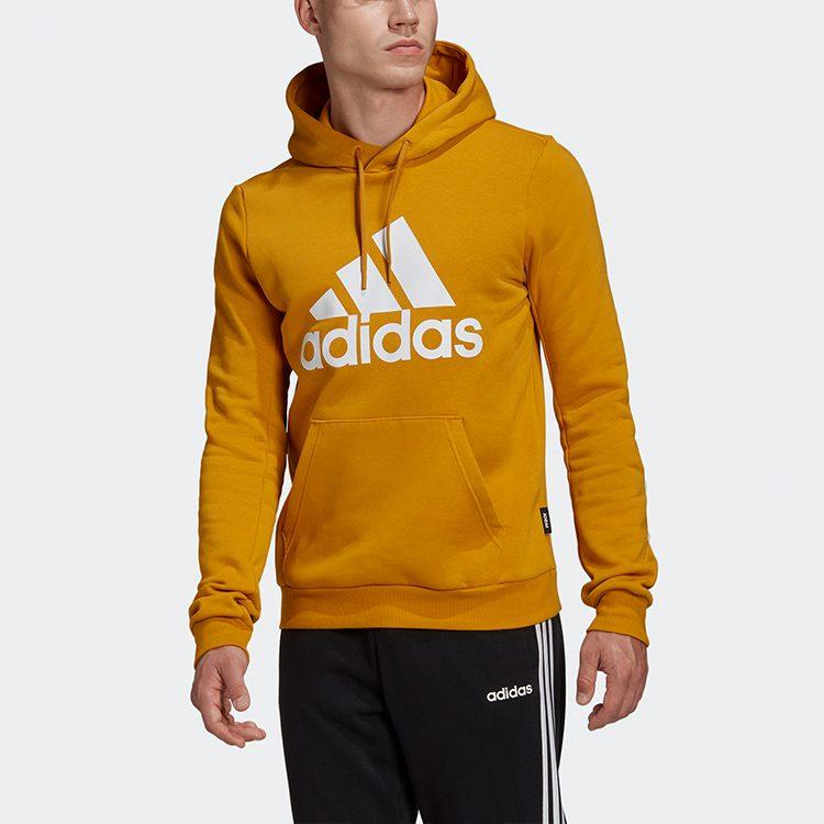 adidas Толстовки Мужские Золотые С Капюшоном Умеренные Обычные FR6609