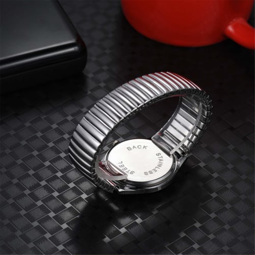 Lancardo Men's Stainless Steel Watch, Waterproof, Casual and Elegant Quartz Watch, Fashionable Accessory for Boys, Perfect Gift for Birthdays, Christm