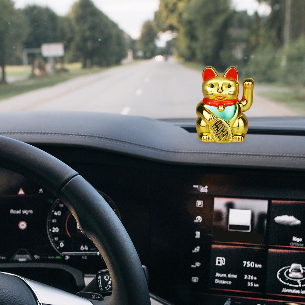 Китайский счастливый кот, солнечный кот, манящий удачу, автоматический машущая кошка, милый счастливый кот, ремесло, искусство, домашний магазин, отель, магазин, украшение
