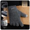 JIUMU Men's Sheep Wool Touchscreen Winter Gloves