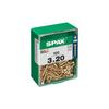 Vis - SPAX - Tête fraisée - Acier - Diam.3 mm - L.20 mm - Lot de 100
