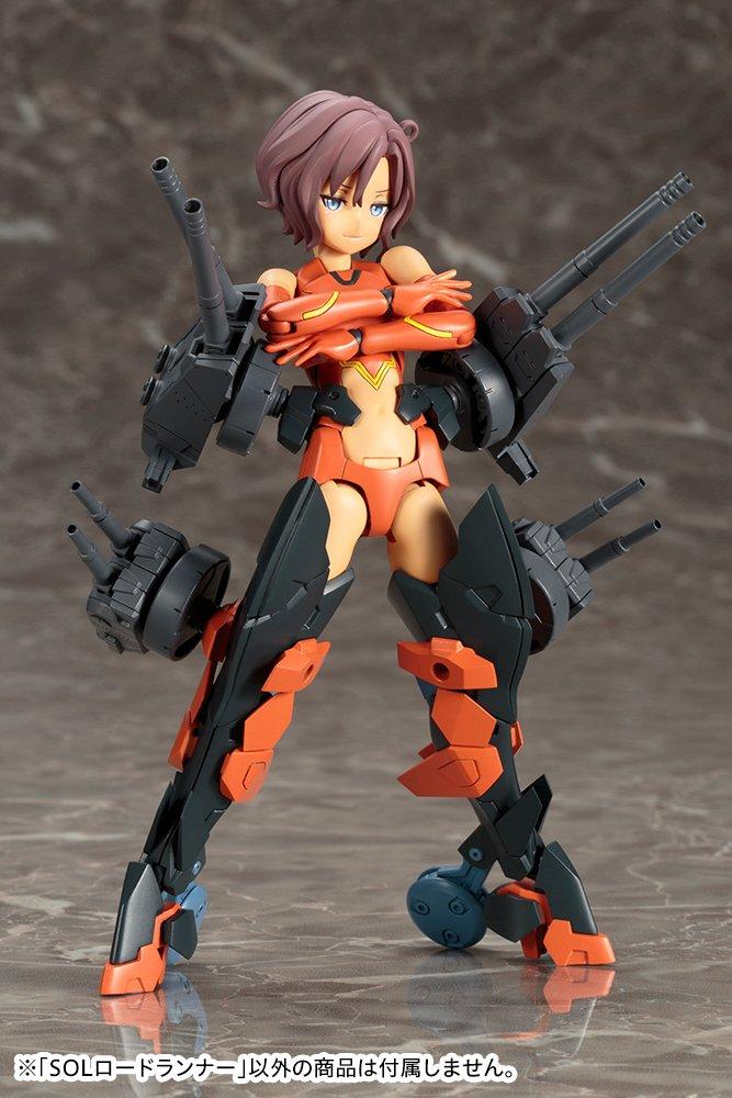 KOTOBUKIYA Megami Device SOL Road Runner Высота 140 мм, масштабная пластиковая модель KP434X, приблизительно. 1/1