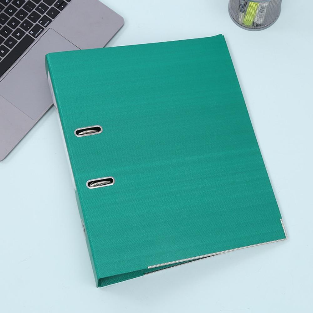 High Capacity A4 Binder Folders Lever Arch Two Hole Binder Portable Binder Cover  Office Supplies