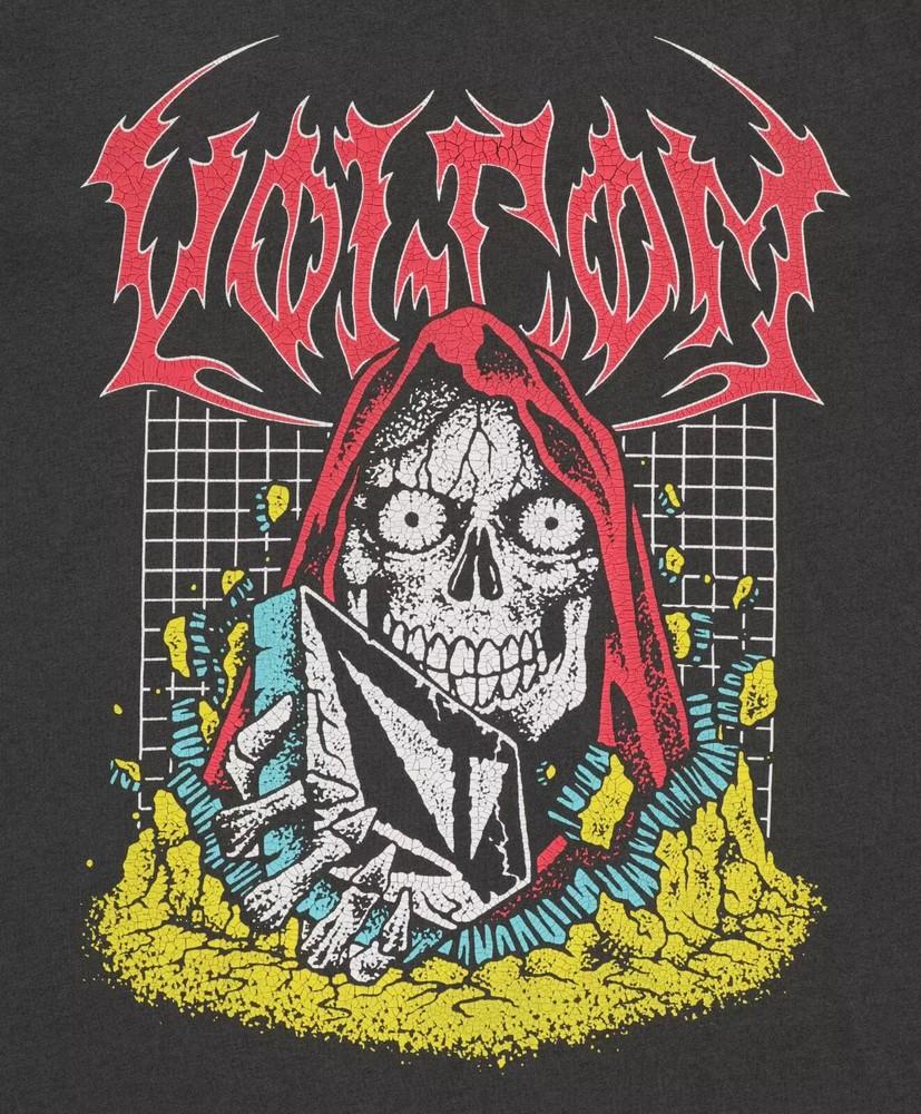 Volcom Skate Vitals Crypt Ripper Short Sleeve Black All size Tee Shirt Unisex T-Shirt