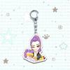 Брелок Охотники на ведьм Yousheng Богатая детализация персонажей Легкий портативный брелок Яркий цвет Аниме девушка Шарм Держатель для ключей