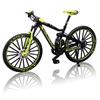 MORYTRADE MTB Mountain Bike Diecast Model Bicycle Toy, Black/Yellow