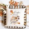 Чехол для подушки Farmhouse Pumpkin spice Подушка Fall Print Art Наволочка Pumpkin Art Подушка для домашнего декора