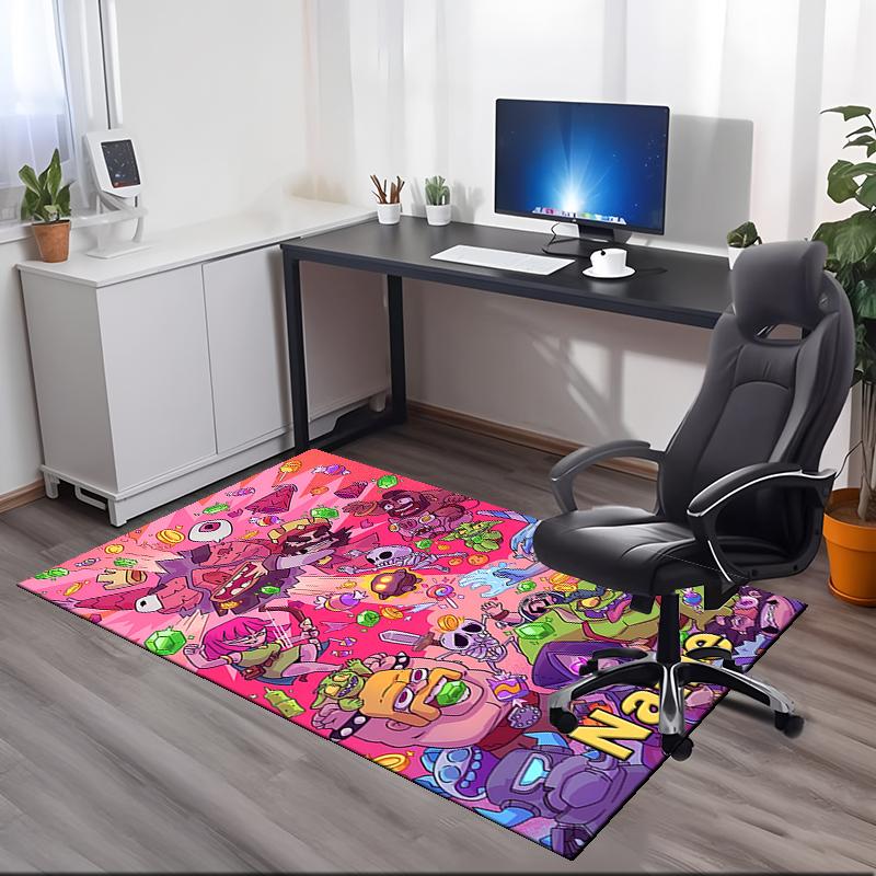 Custom Name Clash Royale Printed Carpet, for Office Chair Living Room Bedroom Kitchen Room Decor Gifts.
