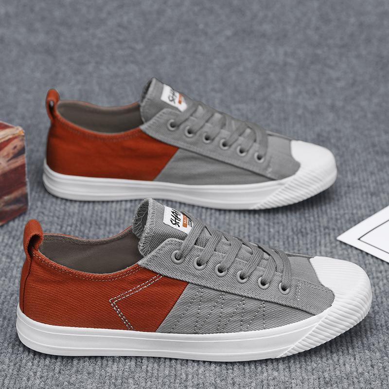 Shoes for Men Canvas Walking Retro Elegant Sneakers Man High Quality Fashion Flat Casual Shoes Lightweight Male Shoe Korean