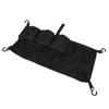 Camping Cart Side Storage Bag Oxford Cloth Multi Compartments Foldable Wagon Side Pocket Bag Black