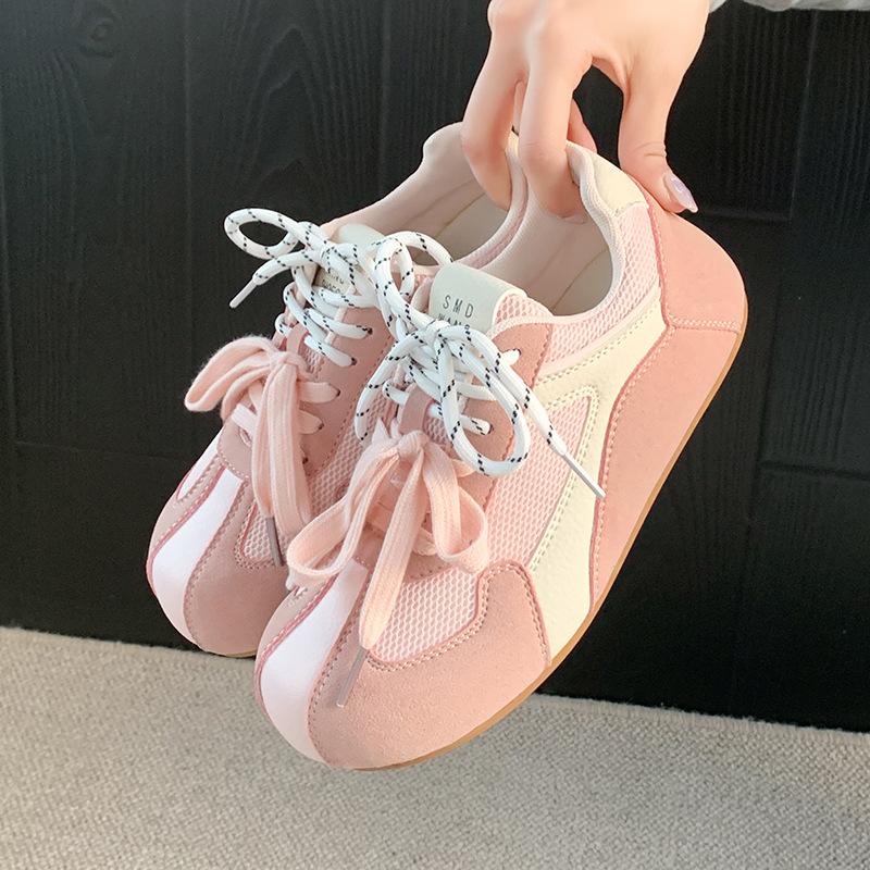 Женские повседневные кроссовки для бега со шнуровкой, удобные кроссовки для ходьбы, легкие нескользящие теннисные кроссовки для женщин, модная спортивная обувь для тренировок на открытом воздухе