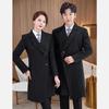Teluoman Professional Unisex Winter Wool Blend Business Coat