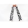 1Pair Durable Cow Pattern Ice Silk Sleeves Dacron UV Resistant Sleeve Cover Protection Thin Loose Ice Sleeves Outdoor