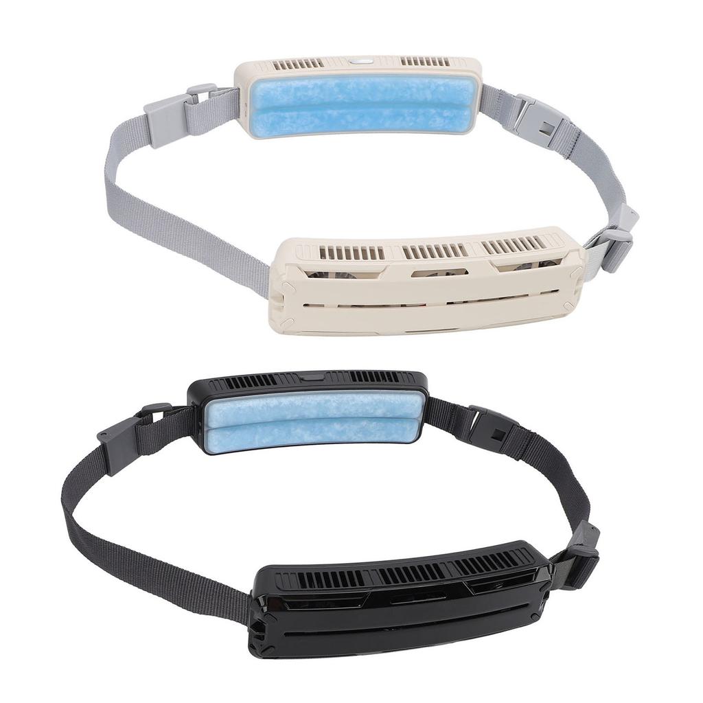 Носимый поясной вентилятор Hands Free сильный ветер охлаждение перезаряжаемый регулируемый ремень для путешествий кемпинг Fi