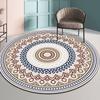 Bohemian Round Carpets For Living Room Decoration Large Area Rugs For Bedroom Lounge Computer Chair Entrance Door Mat Washable