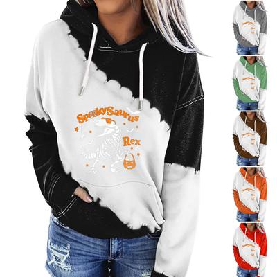 Женская одежда, осенне-зимний Хэллоуин, круглый вырез, длинный рукав, большой свободный плюшевый утолщенный свитер, топ