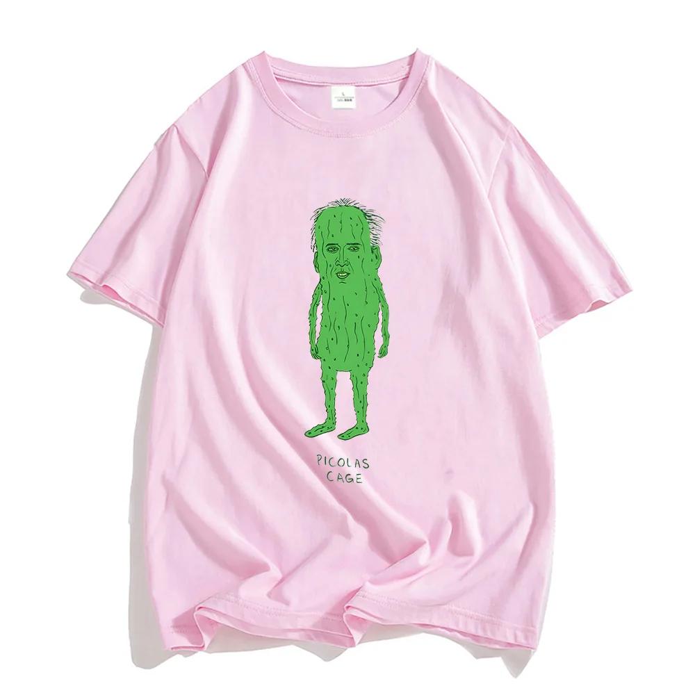 Николас Кейдж Мем Смешные футболки МУЖСКИЕ Красивые Оригинальные футболки 100% хлопок Футболки на четыре сезона Манга/Комикс Стикер Харадзюку