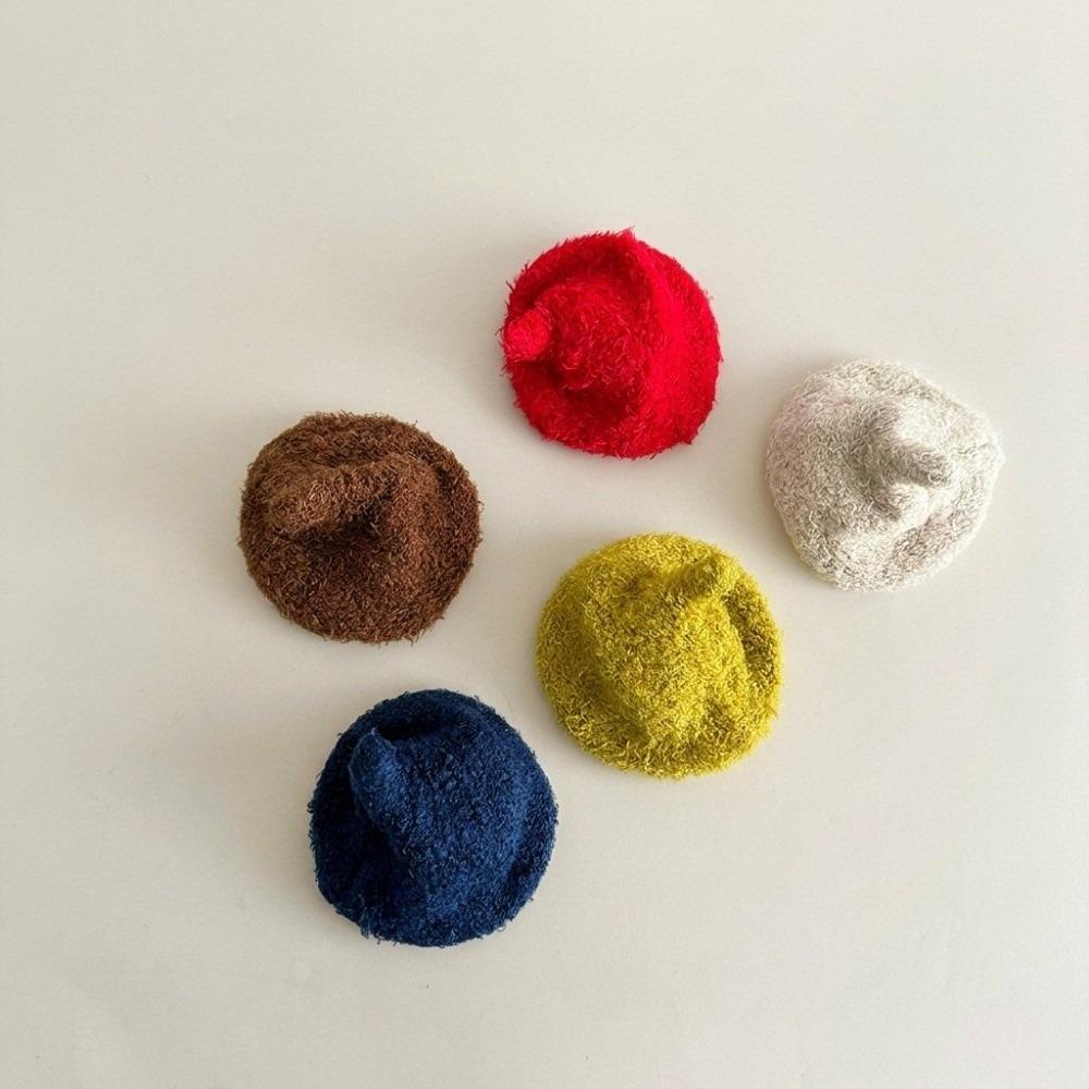 Warm Autumn Winter Knit Infant Hat Soft Fuzzy Knit Baby Winter Hat Cute Toddler Cap Winter Season