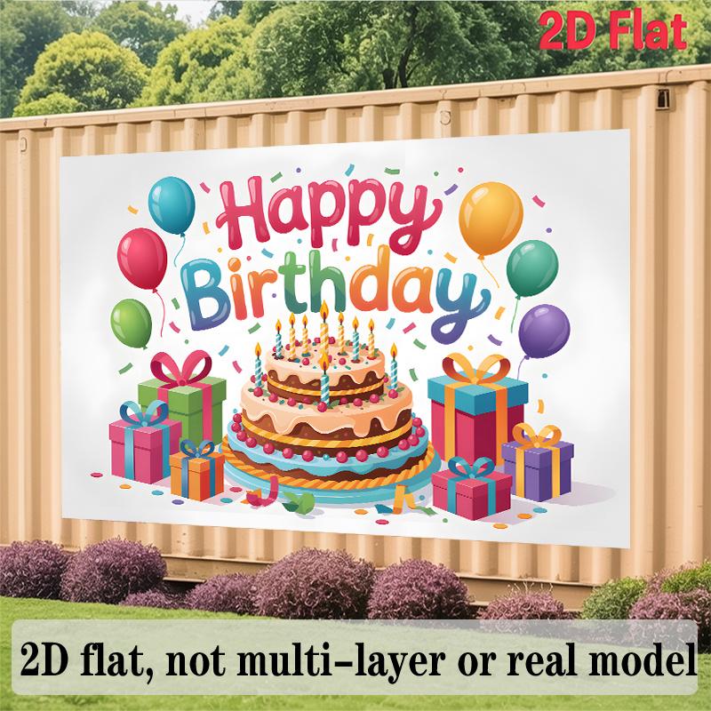 Party Backdrop Flat Event Photo Background Birthday Party Decor