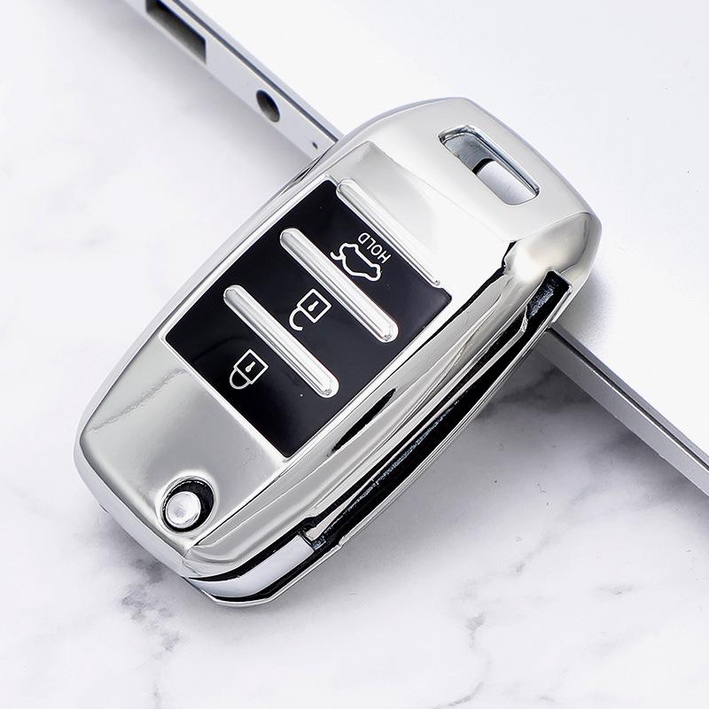 Новый дизайн, откидной чехол для ключей из ТПУ для Kia Rio 3 K2 Ceed Cerato K3 Sportage 4 Picanto K5 Optima Sorento Forte Stinger Shell Fob Protector