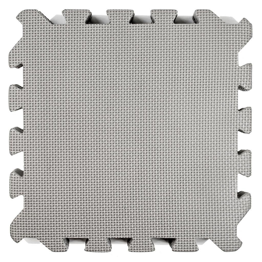 Foam puzzle mat for protective flooring for gym equipment