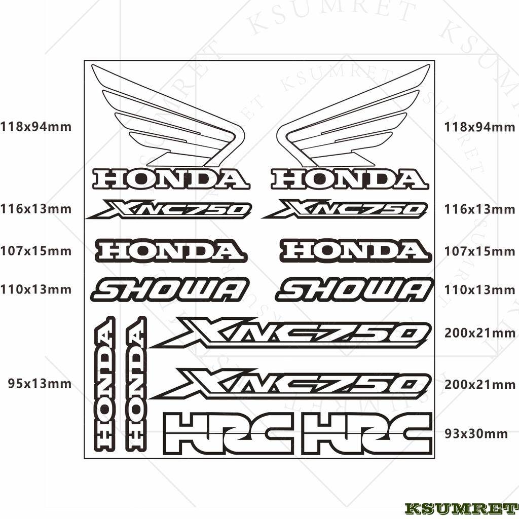 CKU5 For Honda Motorcycle Stickers NC750X Logo Decal Waterproof