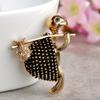 Vintage Style Walking Turtle Brooch Trendy Personalized Clothing Animal Brooch Blazer Brooch Accessories