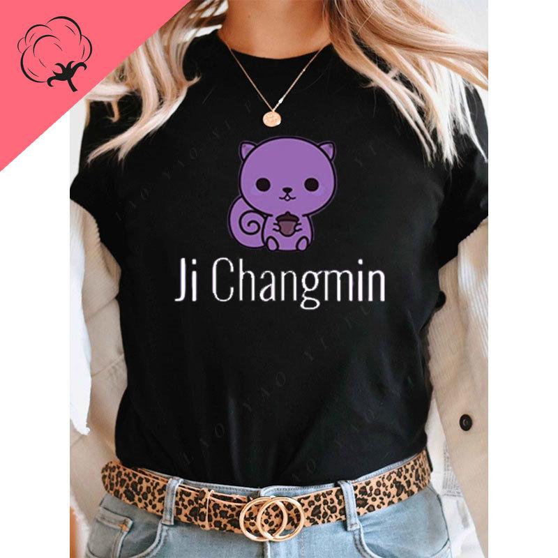 Hot Sale Popular Kpop Camisetas Ji Chang Min The Boyz Hip Hop Streetwear Harajuku Y2k Clothes Vintage Unisex Goth T Shirt