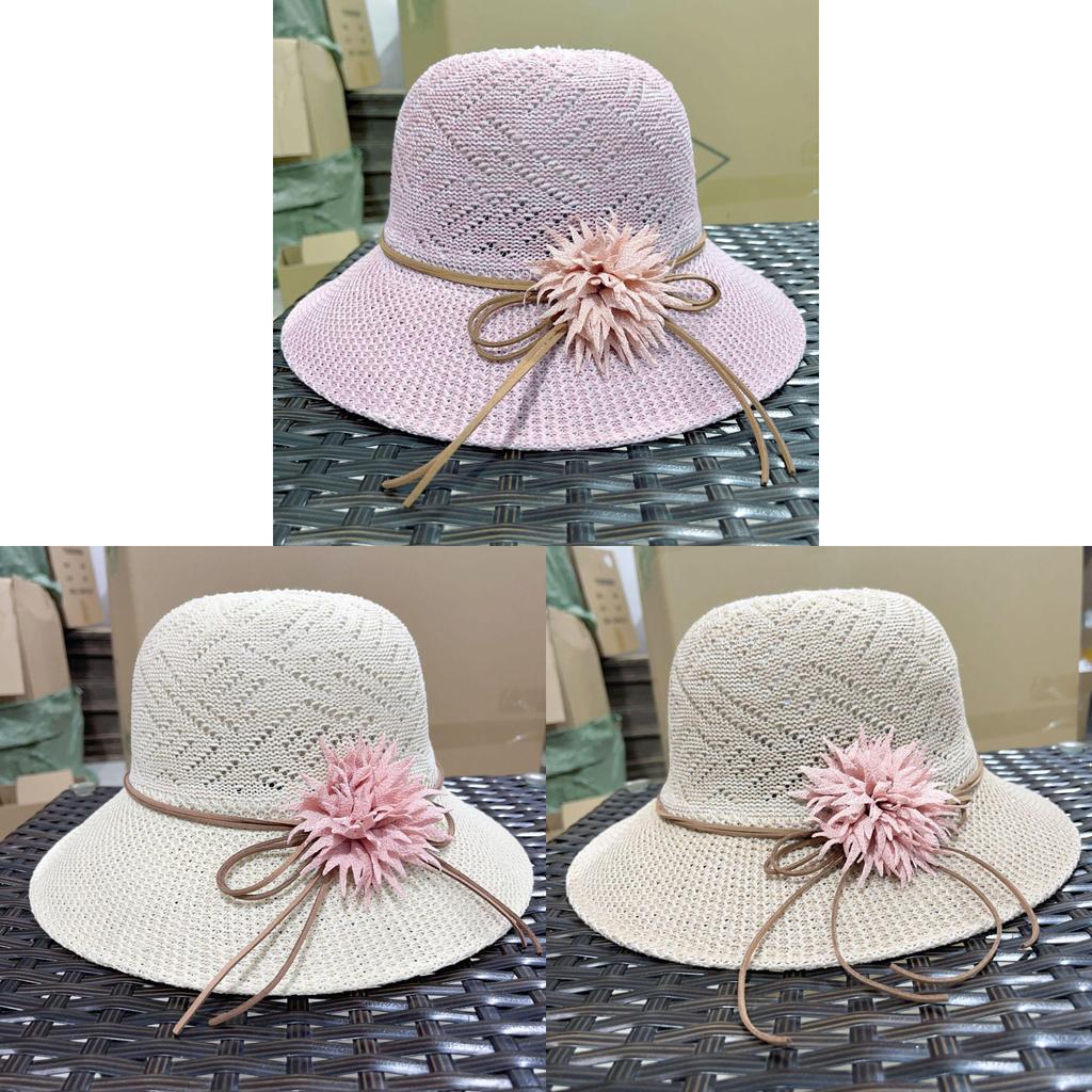 Summer Straw Hat With Big Brim For Sun Shade And Outdoor Activities