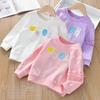 Girls Spring Autumn Cotton Sweater 2022 New Korean Baby Girls Long-sleeved Top Bottoming Shirt