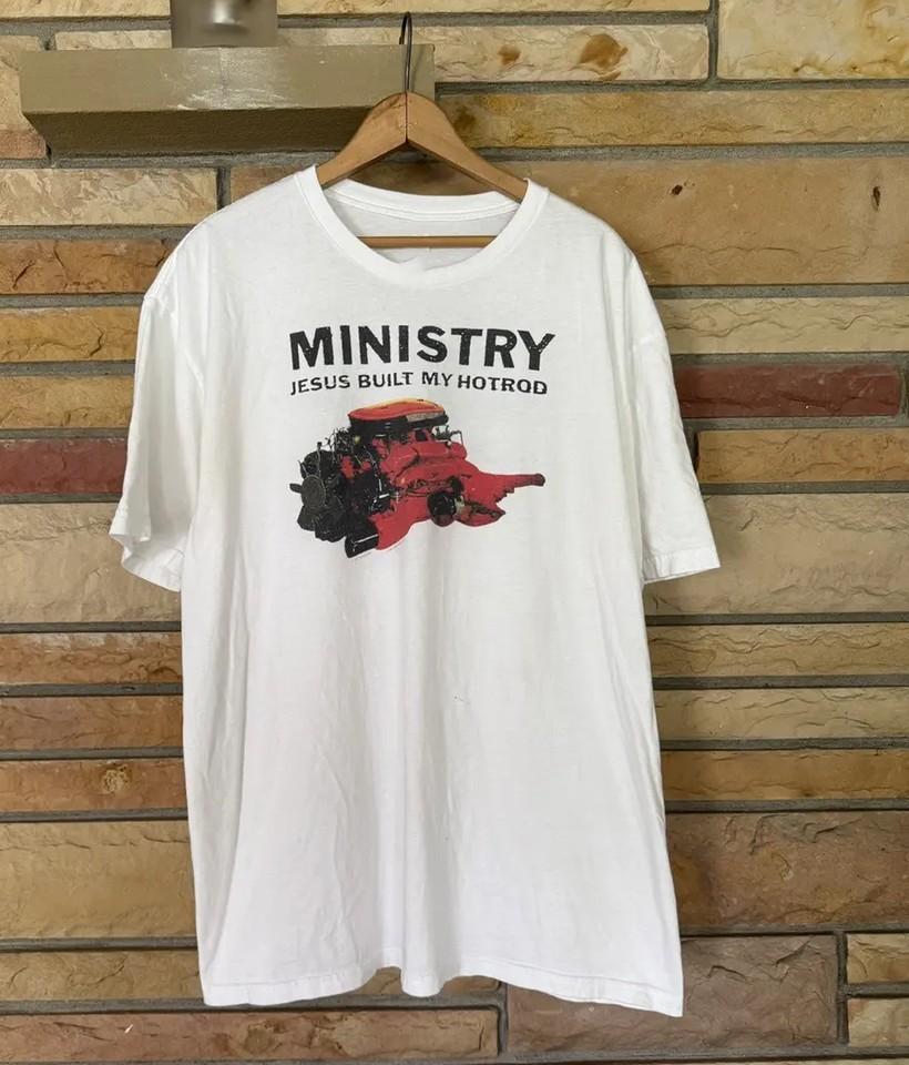 Ministry Jesus Built My Hotrod Album Gift For Fan All Size S to 5XL T-shirt K646
