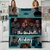 Series T-TheUmbrellaAcademy Throw Flannel Blanket Perfect for Sofa Office Bed Travel Sleep Read Relax Camping four season use