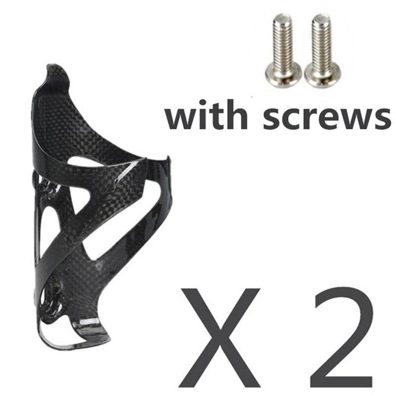 2 шт. KOCEVLO Карбоновый велосипедный сверхлегкий держатель для бутылки с водой МТБ Дорожный велосипед Держатель для бутылки Велосипедное оборудование Матовый/легкий