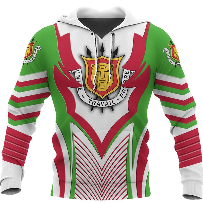 Толстовка с капюшоном с 3D-принтом и флагом Бурунди для мужчин, повседневная спортивная одежда для мальчиков, пуловеры с африканской кантри-толстовкой