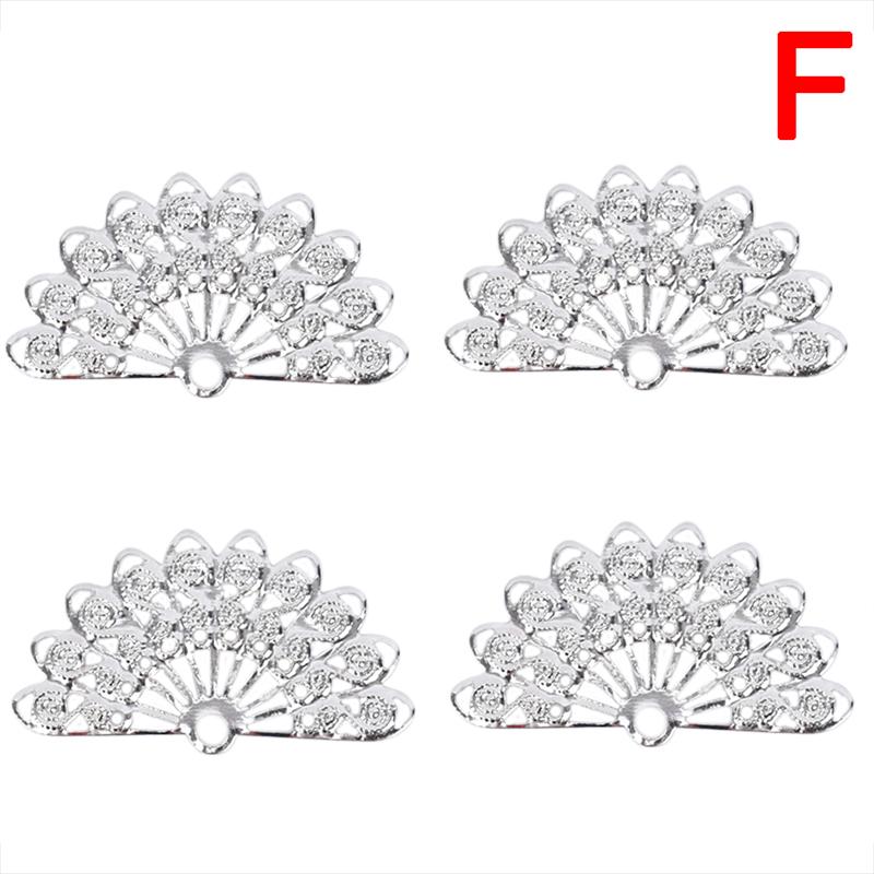 100шт цветок филигрань Diy аксессуары металлические изделия разъем для изготовления ювелирных изделий