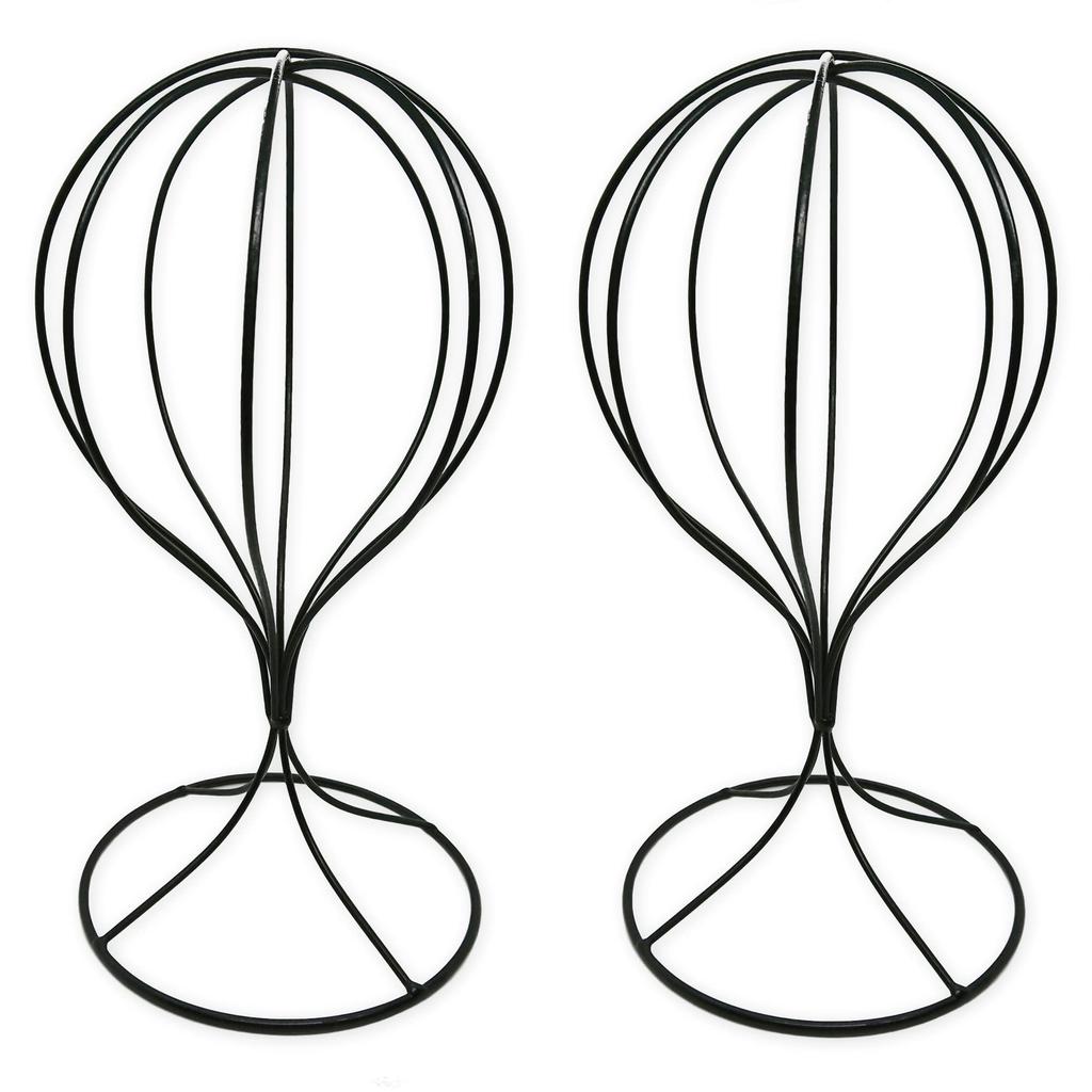 Железная Шляпа Шляпа Парик Легкий и Стильный Набор из (Опле) Стойка, Стойка, Стойка, (Черный, 2)