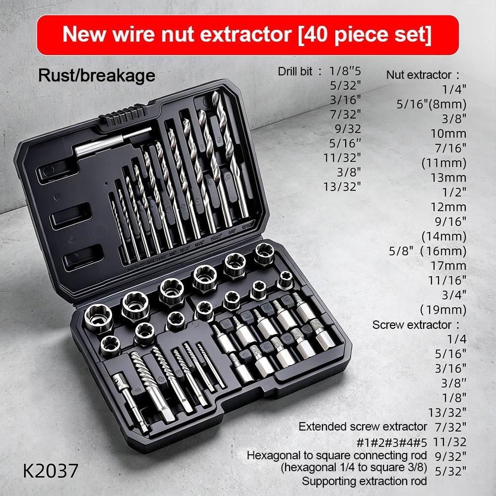 Rust Proof Nut Extractor High Torque Screw Remover Fastener Extractor  Broken Thread Taking