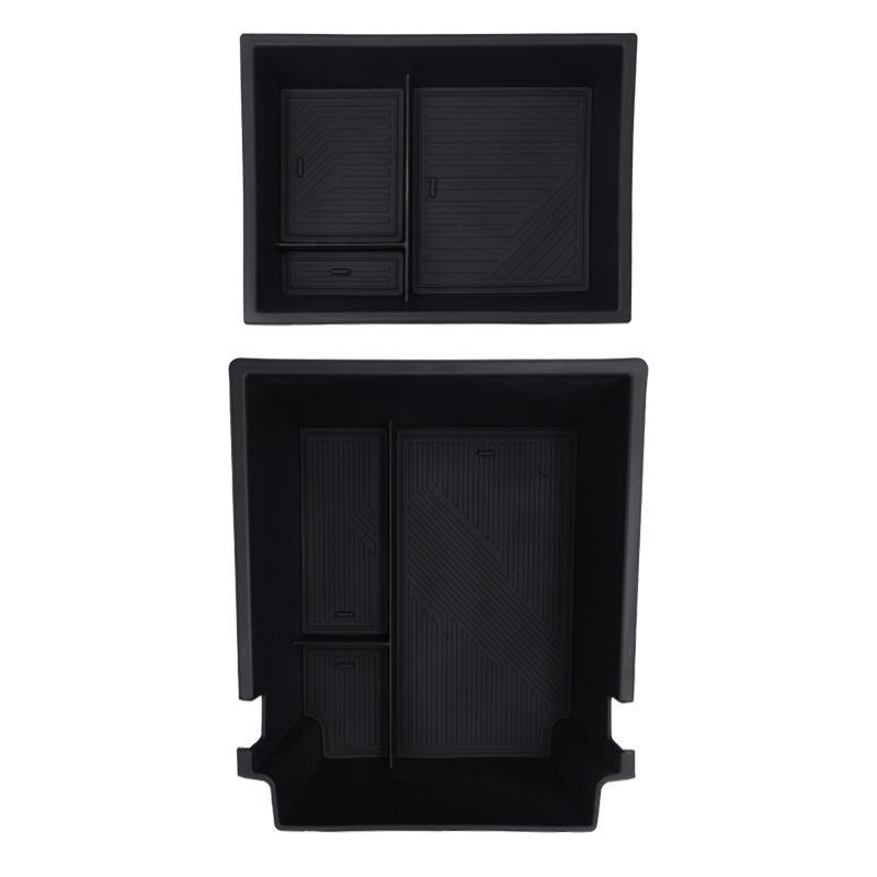 Suitable for 2025 BYD Qin L EV central control double-layer armrest box storage box to store car supplies