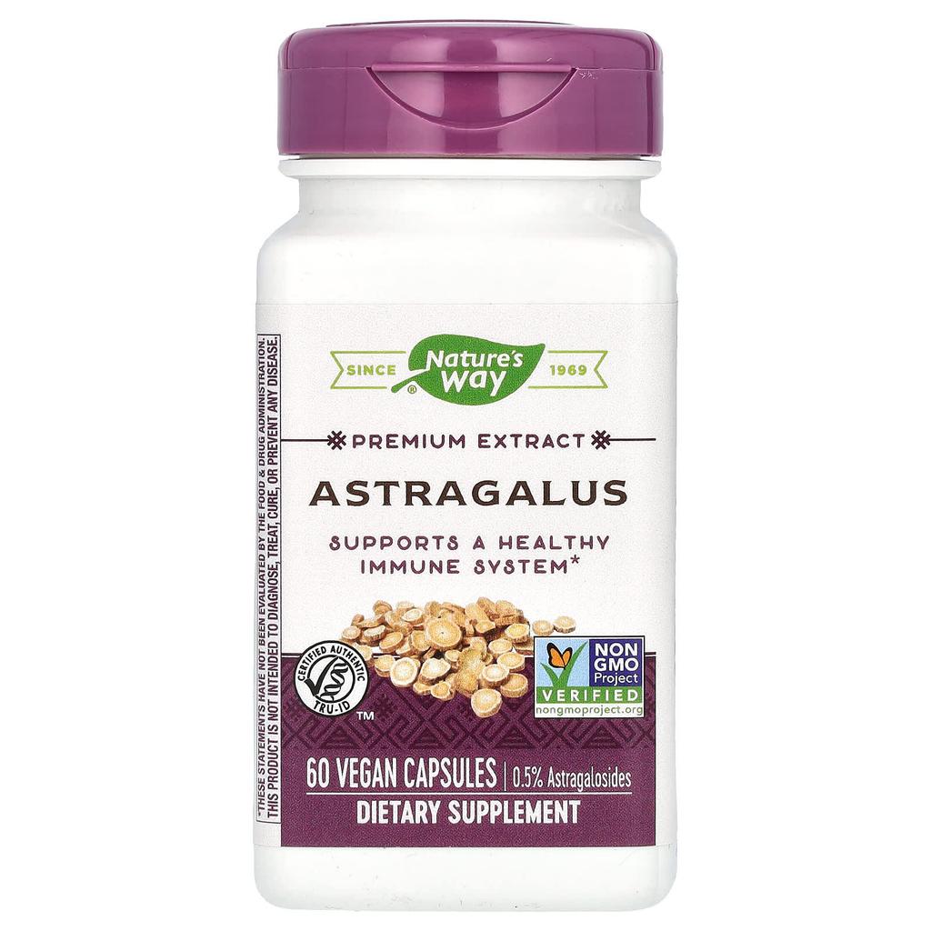 Nature's Way Astragalus, 60 Veggie Capsules