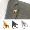 Brooch Pin Vintage Simple Small Aircraft Light Luxury Electroplating Decorative Stainless Steel Men Women